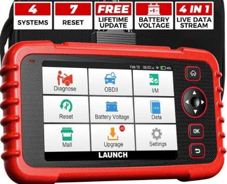Launch CRP 123X v2.0 + 7 Special Functions (Latest Version