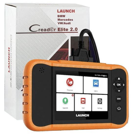 Launch X431 Creader Elite 2.0 Benz, BMW, VW, Audi Diagnostic Tool (Bi-Directional & All Systems)