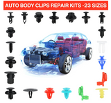 Yemetey 680 Pcs Car Trim Clips & 5 Pack Trim Removal Tools, Plastic Clips Trim Tool for Auto Interior Repair, Plastic Rivets Retainer Clips, Car Trim Removal Kit