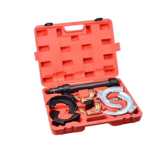 Interchangeable Fork Macpherson Strut Coil Spring Compressor Extractor Tool Set