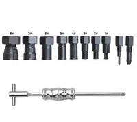 12pcs Blind Hole Bearing Puller Set Internal Bearing Remover Kit with Expandable Collets 8 to 32mm Insert Bearing Remover Tool