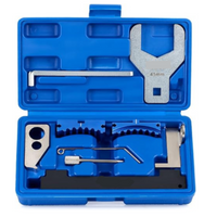 Camshaft Tensioning Locking Alignment Timing Belt Tool Kit with Water Pump Wrench, Camshaft Holding Tool Compatible with Aveo Chevy Cruze Fiat Alfa Romeo 1.4 1.6 1.8 L