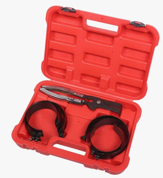 7Pcs Piston Ring Compressor Tool Kit 2-7/8" (73mm) to 4-3/8" (111mm)